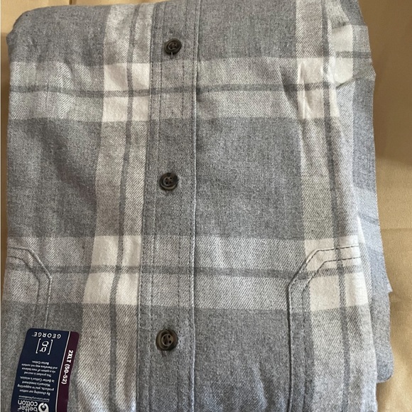 COPY - Men’s Casual Long Sleeve Buttoned Down Shirt Size XL 46-48 - Picture 2 of 2